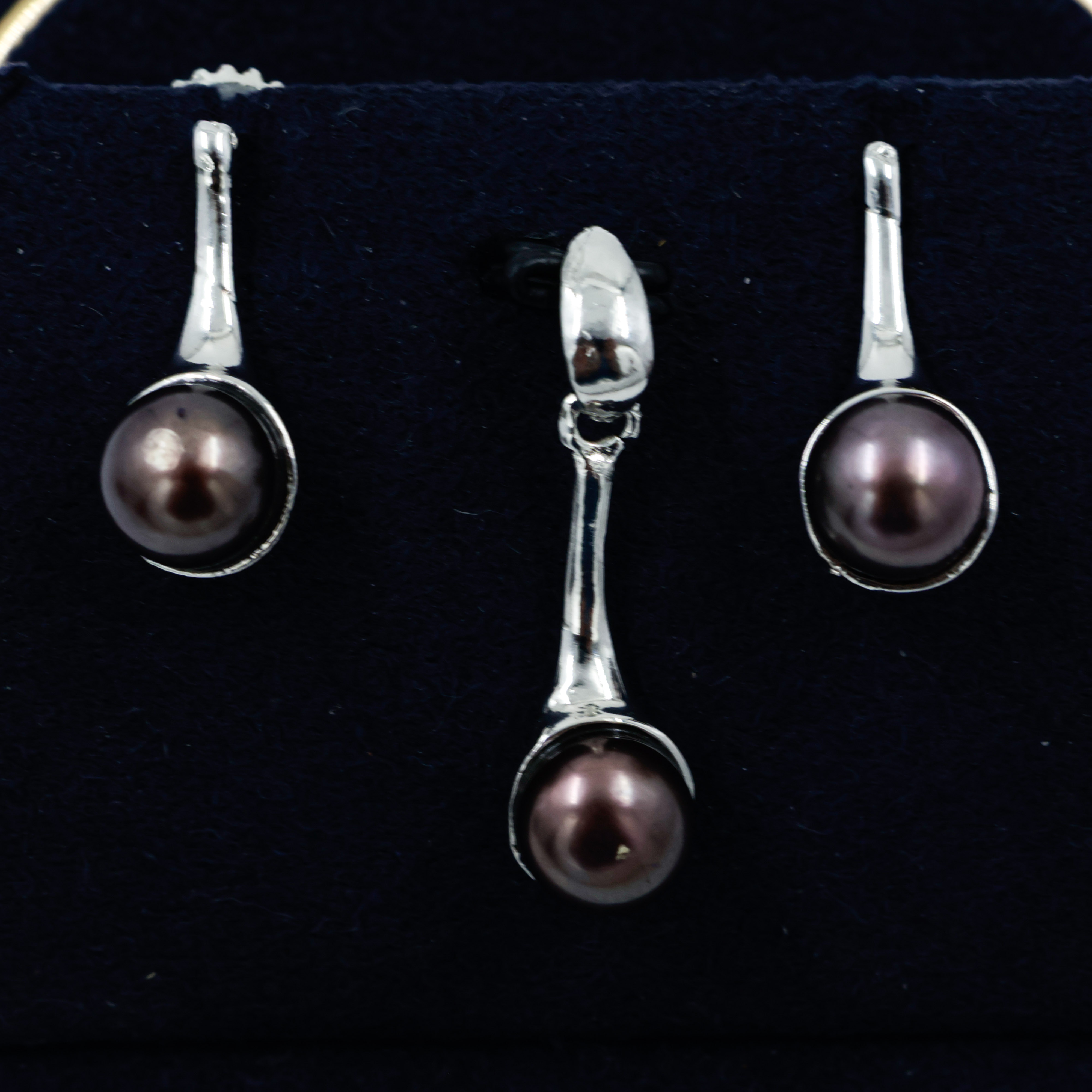 Pearl Pendant Set Without Chain